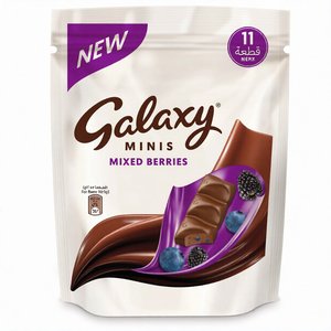 Galaxy Mixed Berries Minis Chocolate 137.5Gm
