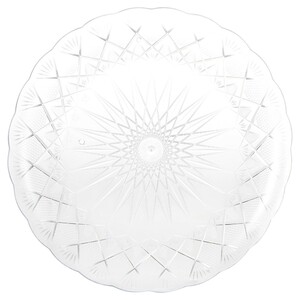 Plateau Cristal Round Transparent 33Cm