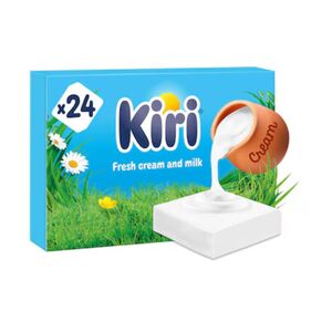Kiri Spreadable Cream Cheese Squares 24 Portions 400 Gr