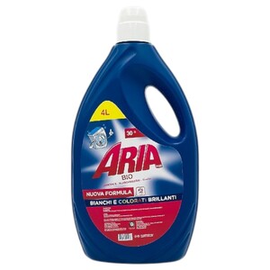 Aria Plus Lavatrice Liquid Laundry Detergent Dark Blue Bio 4L