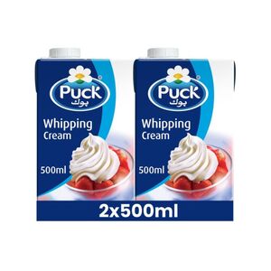 Puck Whipping Cream 500 Ml Pack Of 2