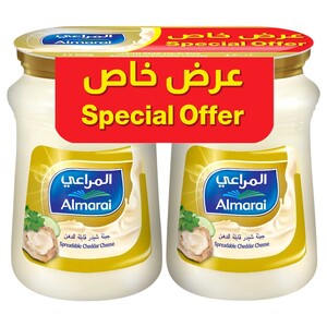 Almarai Spreadable Cheddar Cheese Gold 900G X2