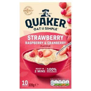 Quaker Strawberry Raspberry & Cranberry Flavour 339G