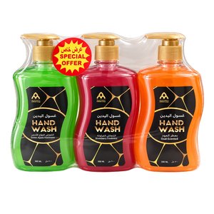 Ajman Coop Hand Wash Assorted 3X500ml