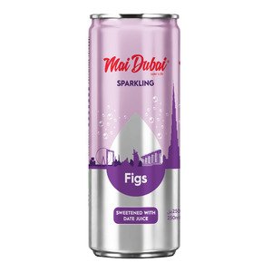 Mai Dubai Sparkling Water Juice Fig Lpt 250Ml Can
