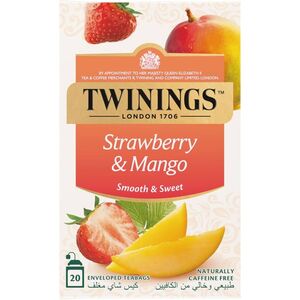 Twinings Infuso Strawberry & Mango Herbal Tea, 20 Bags, 40 Gr