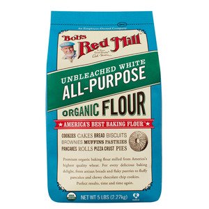 Bob's Red Mill Unbleached White All-Purpose Organic Flour 2.27Kg