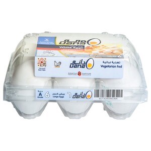 Dana Eggs White Large Premium 6 Pieces