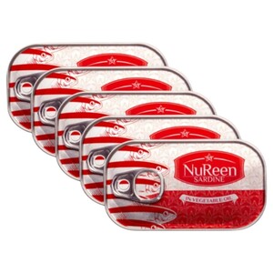 Nureen Sardines In Vegetable Oil 90G X5
