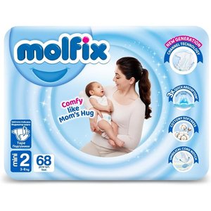 Molfix Baby Diapers Mini Size 2 68'S