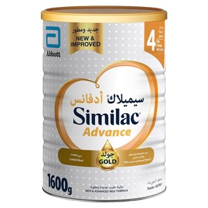Similac Advance Gold Baby Milk Formula Stage 4 For 3 Years+ 1600G