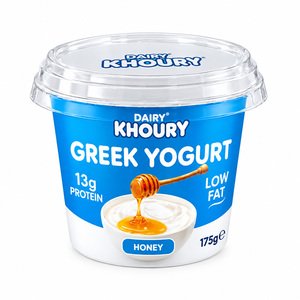 Dairy Khoury Greek Yogurt Honey Low Fat 175G