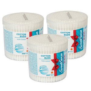 Sweet Sense Cotton Buds 3X200pcs