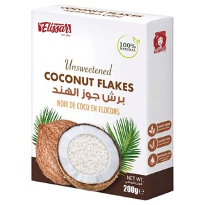 Elissar Coconut Flakes Unsweetened 200G