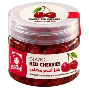 Elissar Glazed Red Cherries 100G