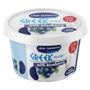 Leen Taanayel Greek Yogurt Low Fat Blueberries 150G