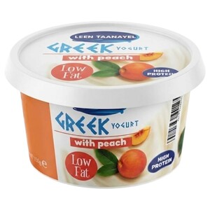 Leen Taanayel Greek Yogurt Low Fat Peach 150G