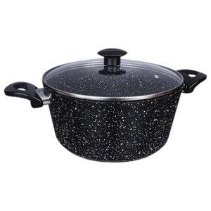 Top Chef Granite Cook Pot Black 20Cm