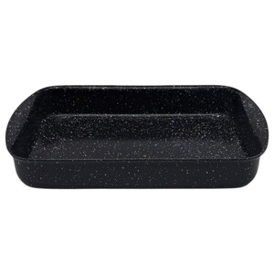 Top Chef Rectangular Granite Tray Black 35Cm
