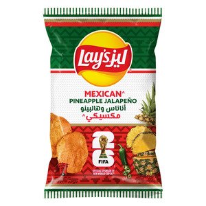 Lay's Mexican Pineapple Jalapeno Potato Chips 155G