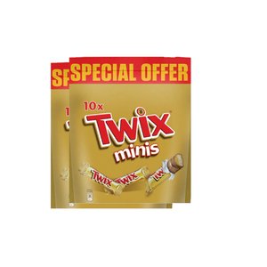 Twix Minis Chocolate 2X180gm