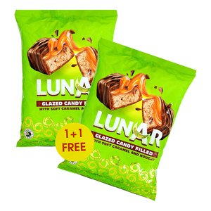 Lunar Glazed Candy With Soft Caramel And Nougat Twin Pack 1+1 Free