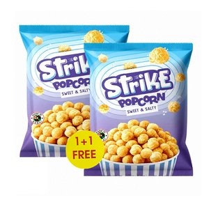 Strike Popcorn Sweet & Salty Flavour Twin Pack 1+1 Free