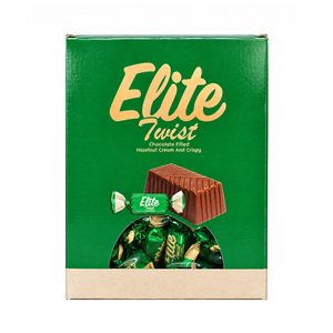 Elite Chocolate Double Twist Crispy & Hazelnut Cream 1Kg