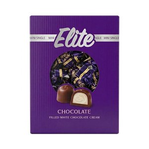 Elite Chocolate Single Twist & White Cream 1Kg