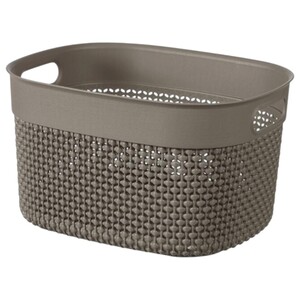 Curver Filo Laundry Basket Small Cappuccino