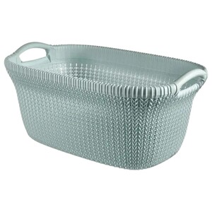 Curver Knit Laundry Basket Blue