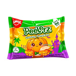 Amos Peelerz Gummy Pumpkins 150Gm (Promo)