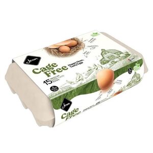 Jenan Cage Free Brown Eggs Medium 15 Pcs