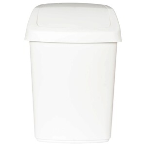 Curver Swing Bin White 25L