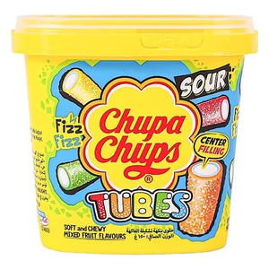 Chupa Chups Sour Candy Tubes 150 Gr
