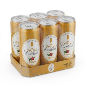 Kinza Saudi Cocktail Apple & Mint 250 Ml Pack Of 6