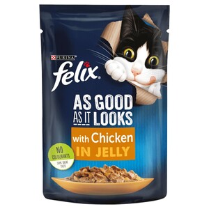 Felix Wet Cat Food As Good As It Looks Chicken In Jelly 85G