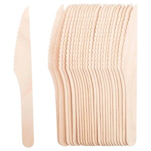 Ipak Birch Wooden Knives 16Cm 15Cm