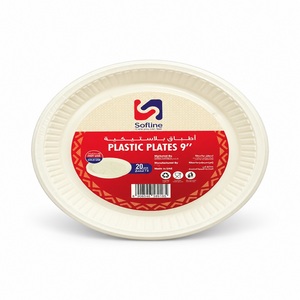 Sofline Plastic Plate White 9' 20S