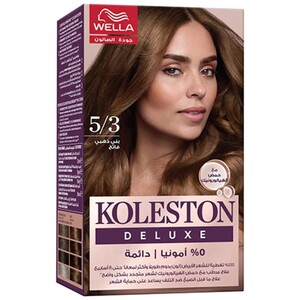 Koleston Hair Colour Kit Deluxe 5/3 Light Gold Brown