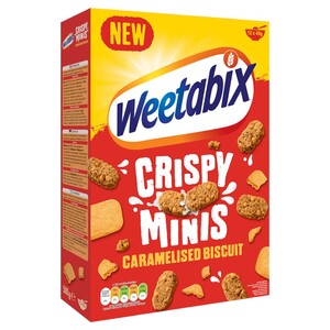 Weetabix Breakfast Cereal Crispy Minis Caramelised Biscuit 500G