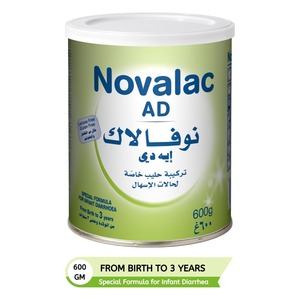 Novalac Ad Special Formula For Acute Diarrhea, 0-3 Years 600 Gr
