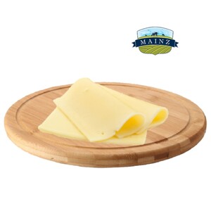Mainz Processed Cheddar White  - محضر غذائي بطعم الشيدر الأبيض كيلو