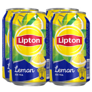 Lipton Ice Tea Lemon Can 320Ml X4