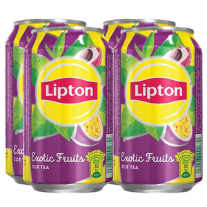 Lipton Ice Tea Exotic Fruit Can 320Ml X4