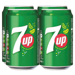 7Up Can 330Ml X4