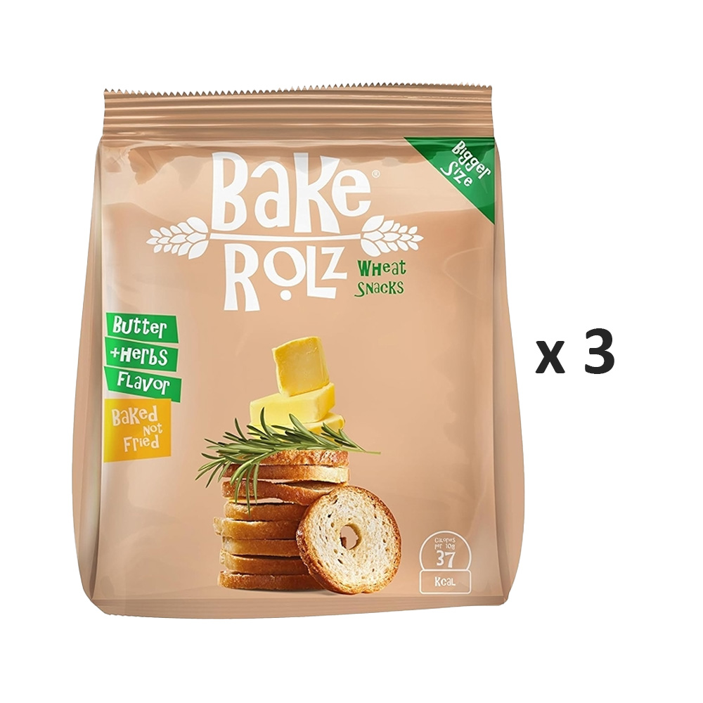 Edita Bake Rolz Butter And Herbs 52G x3