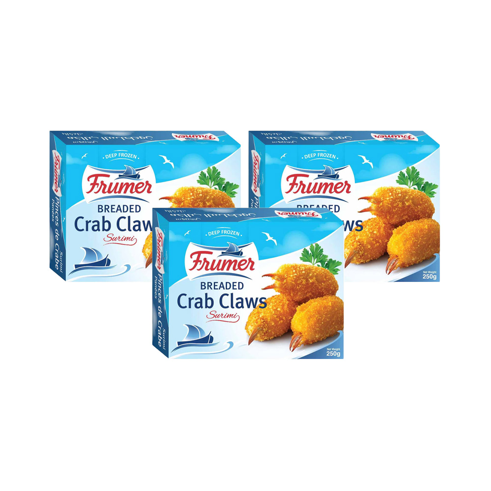 Frumer Breaded Crab Claws 250G x3