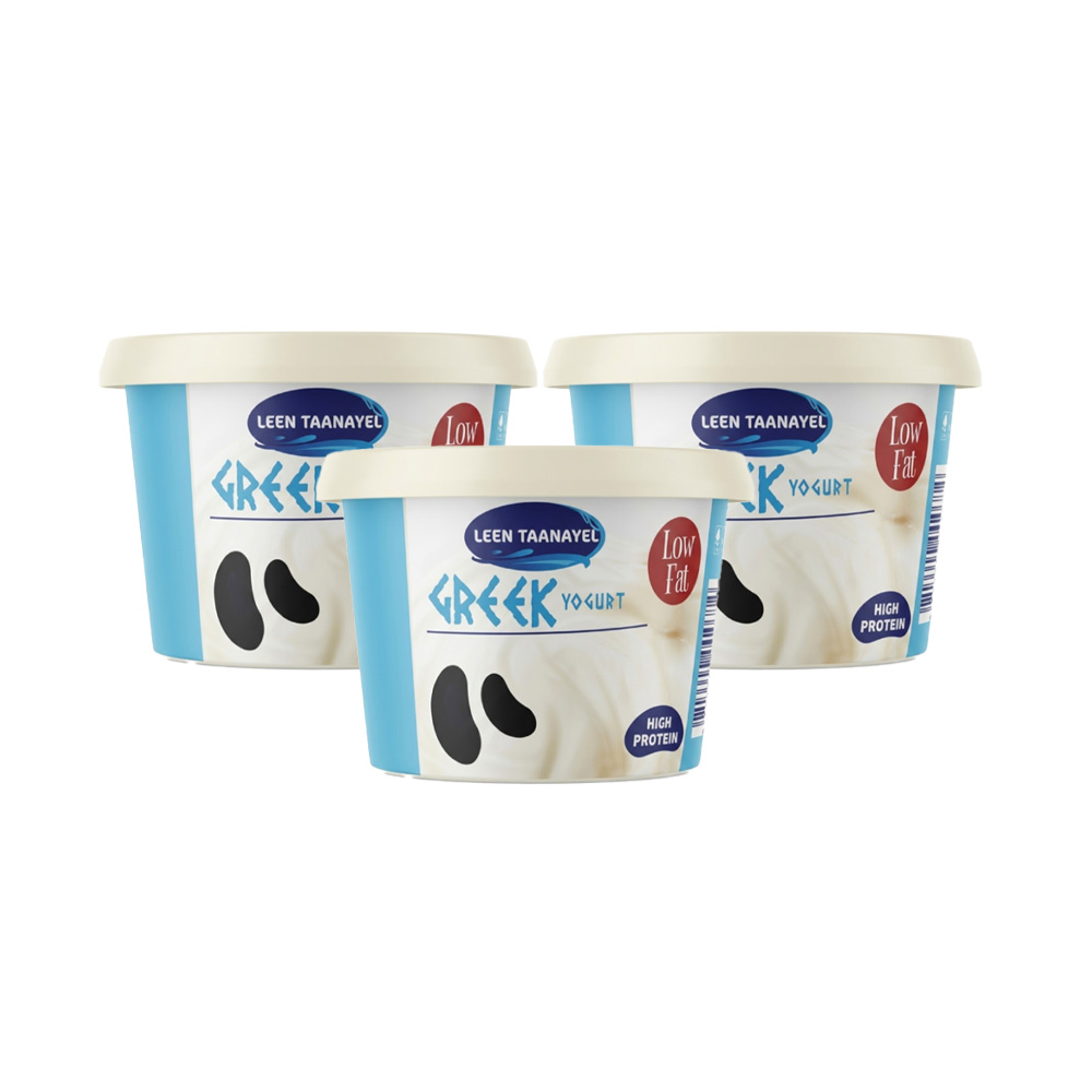 Leen Taanayel Greek Yogurt Plain Low Fat 150G x3