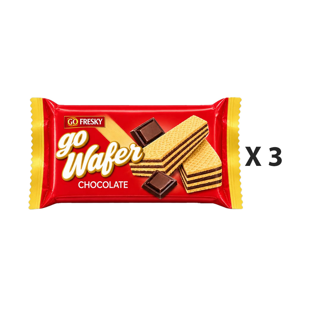 Go Festa Wafer Chocolate Cream 50G x3